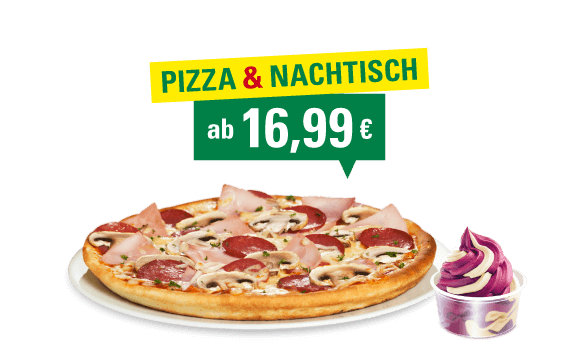 Produktbild Pizza & Nachtisch