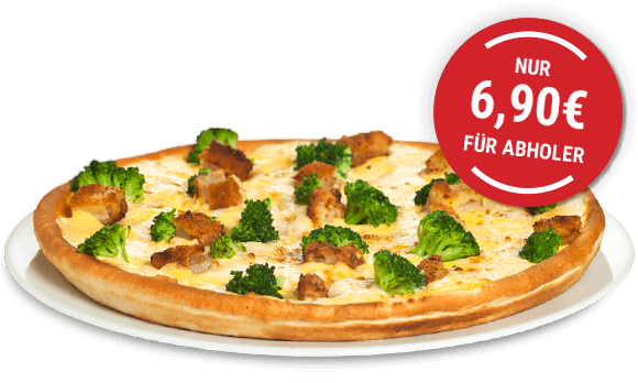 Produktbild Dienstag Pizza Schnitzel