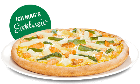 Produktbild Pizza Spargel Lachs
