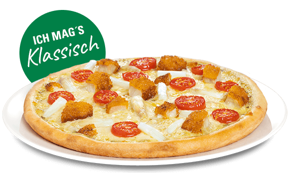 Produktbild Pizza Spargel Schnitzel